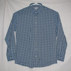Peter Millar Summer Comfort Blue Green Plaid Shirt